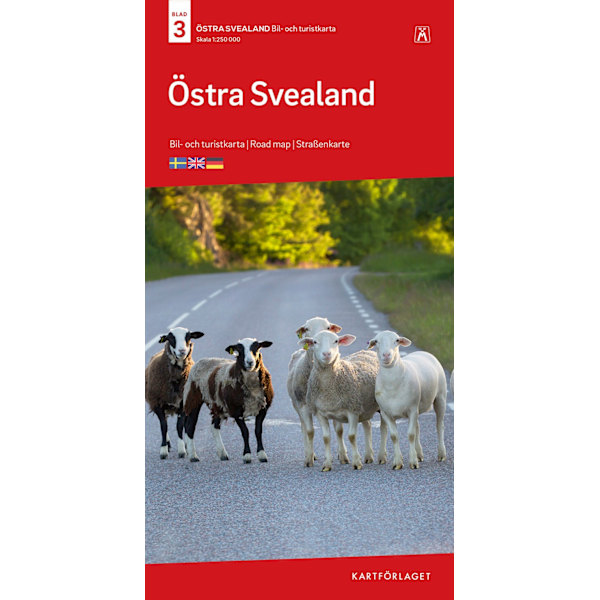 Östra Svealand Bil & Turistkarta Nr 3 : Skala 1 9789189427075