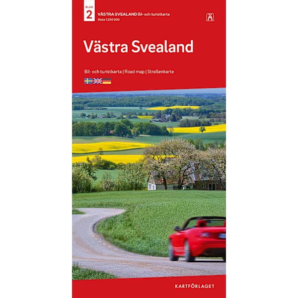 Västra Svealand Bil & Turistkarta Nr 2 : Skala 1 9789189427068