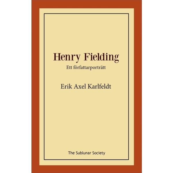 Henry Fielding 9789188221759
