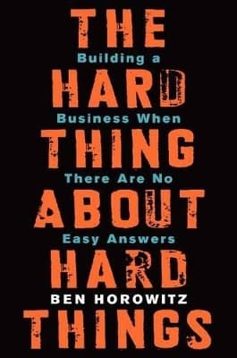 Hard thing about hard things 9780062273208