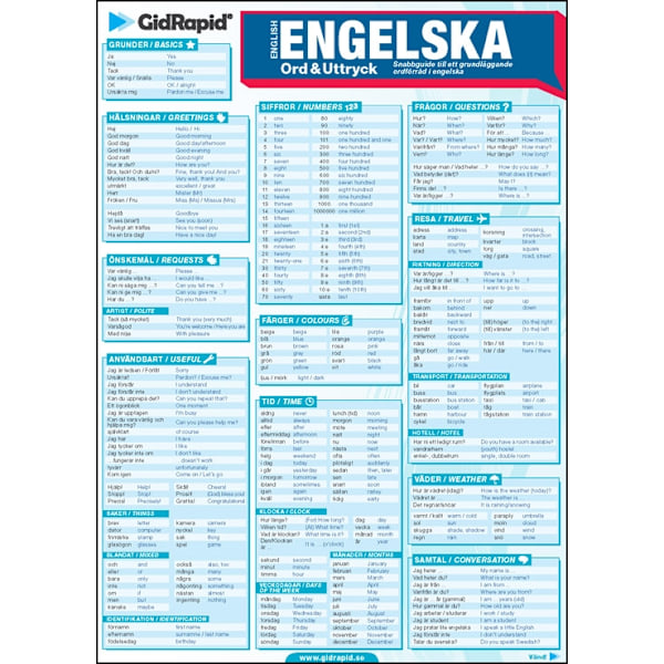 Engelska Ord & Uttryck 9789186117009