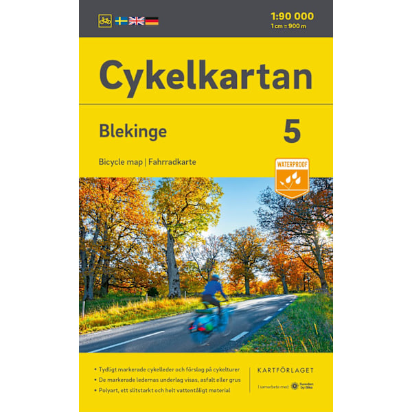 Cykelkartan Blad 5 Blekinge 2023-2025 9789189427211