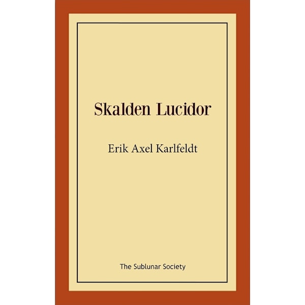 Skalden Lucidor 9789188221780