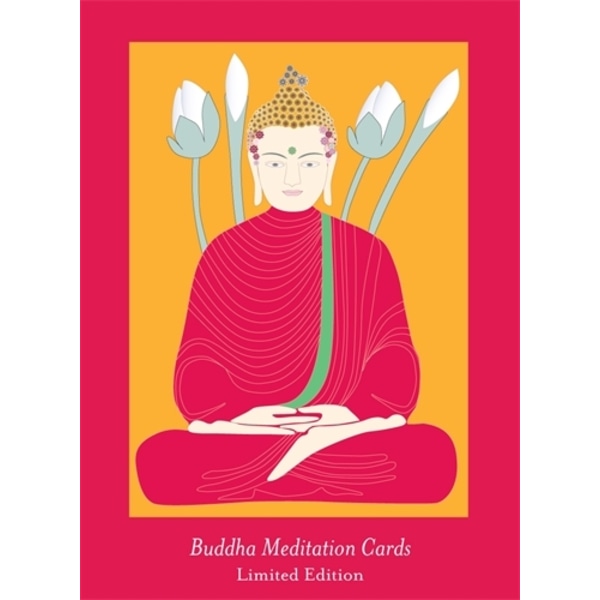Buddha four lotuses cards 9781848500792