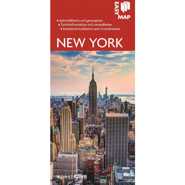 New York EasyMap stadskarta 9789113076218