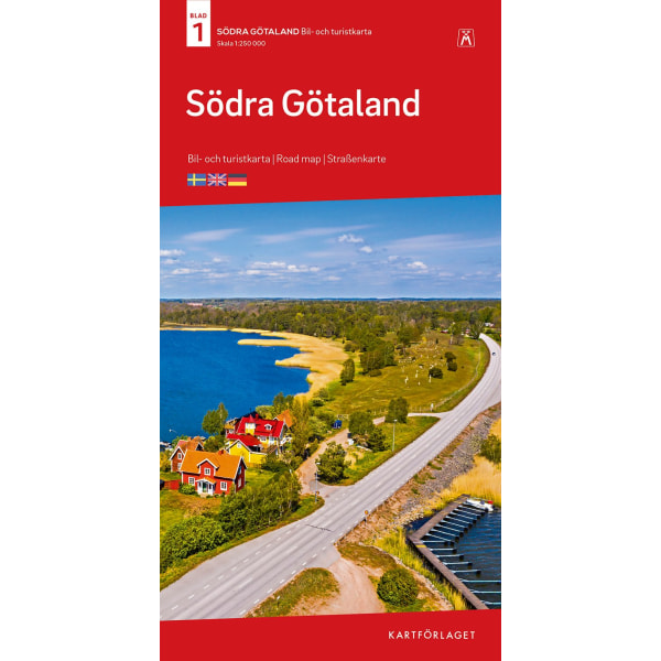 Södra Götaland Bil & Turistkarta Nr 1 : Skala 1 9789189427051
