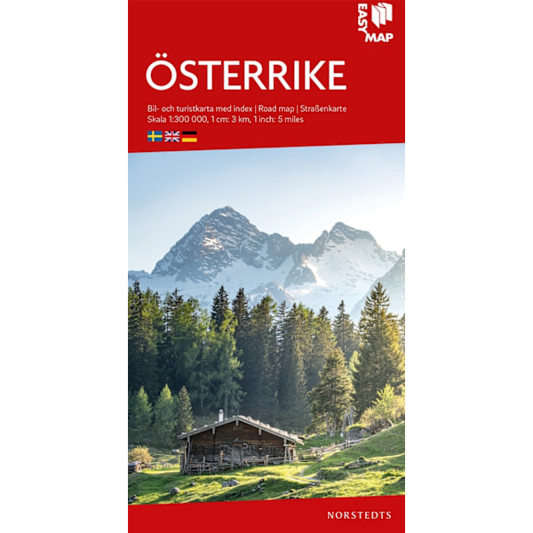Österrike EasyMap : Skala 1:300.000 9789113083513