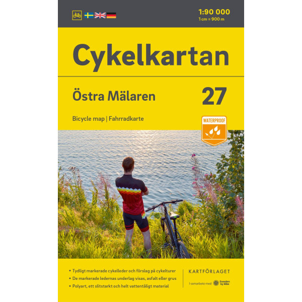 Cykelkartan Blad 27 Östra Mälaren 2023-2025 9789189427433