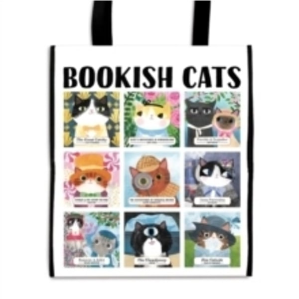 Bookish Cats Reusable Shopping Bag 9780735365650