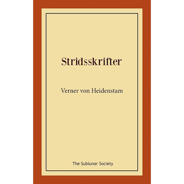 Stridsskrifter 9789189235717
