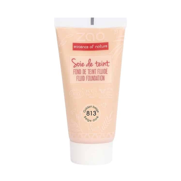 Zao Silk Foundation 813 Golden beige 3700756618135
