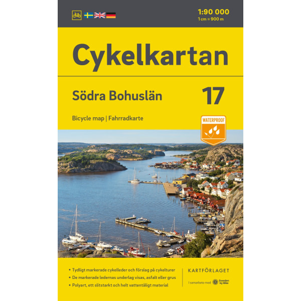 Cykelkartan Blad 17 Södra Bohuslän 2023-2025 9789189427334