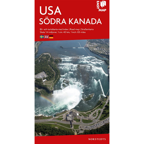 USA EasyMap : Skala 1:4milj 9789113083483