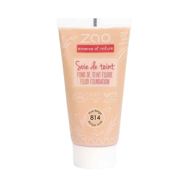 Zao Silk Foundation 814 Pink beige 3700756618142