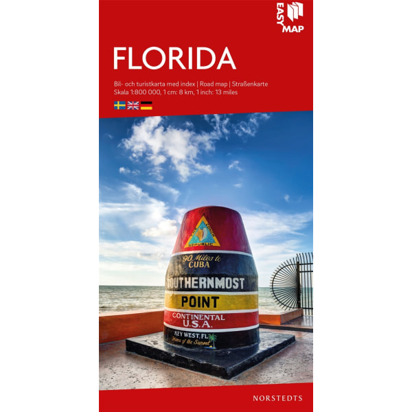 Florida EasyMap : Skala 1:800.000 9789113083506