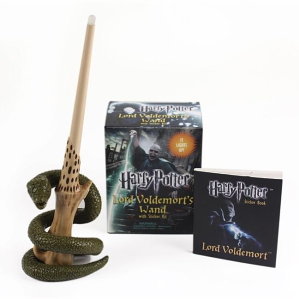 Harry potter voldemorts wand with sticker kit 9780762452415
