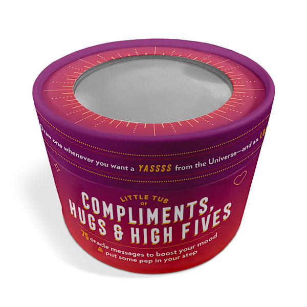 Knock Knock Compliments, Hugs & High Fives Oracle 9781683494522