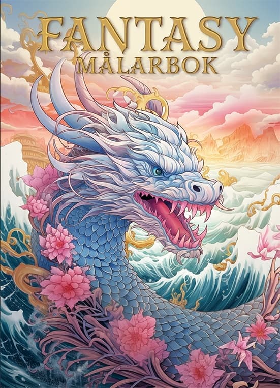Fantasy målarbok 9789180380805