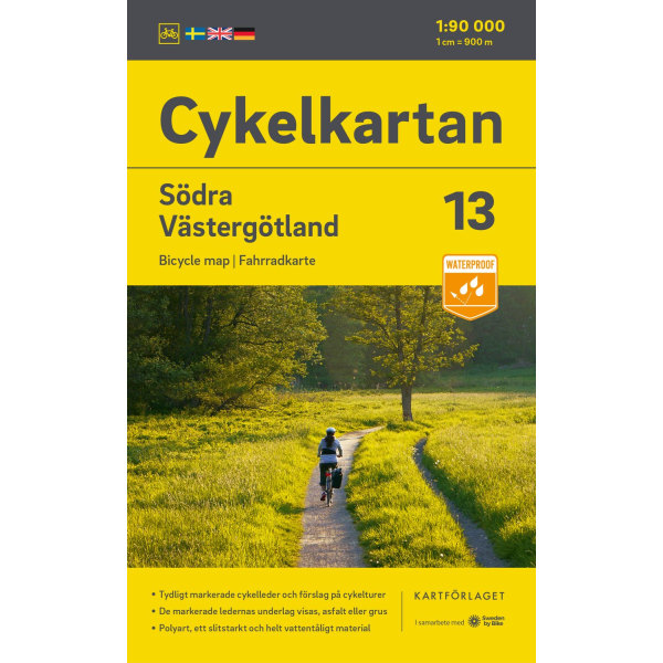 Cykelkartan Blad 13 Södra Västergötland 2023-2025 9789189427297