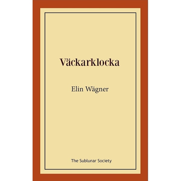 Väckarklocka 9789188999948