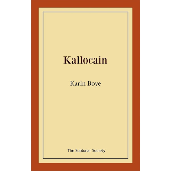 Kallocain 9789188221292