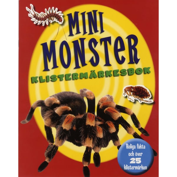 Mini monster klistermärkesbok 9789179027049