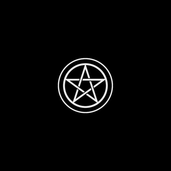Tarot cloth pentacle  black tp02 9788883956928