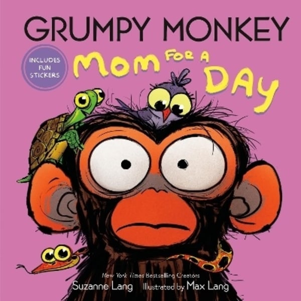 Grumpy Monkey Mom for a Day: Includes Fun Stickers 9780593709313