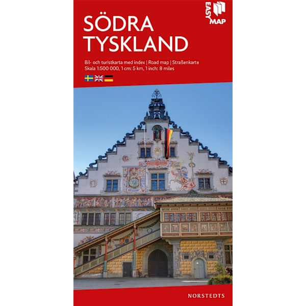 Södra Tyskland EasyMap : Skala 1:500.000 9789113083421