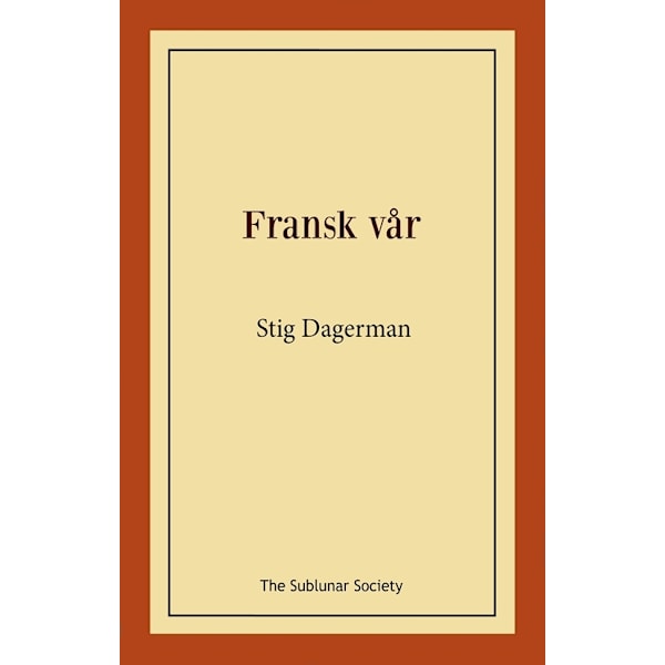 Fransk vår 9789189518407
