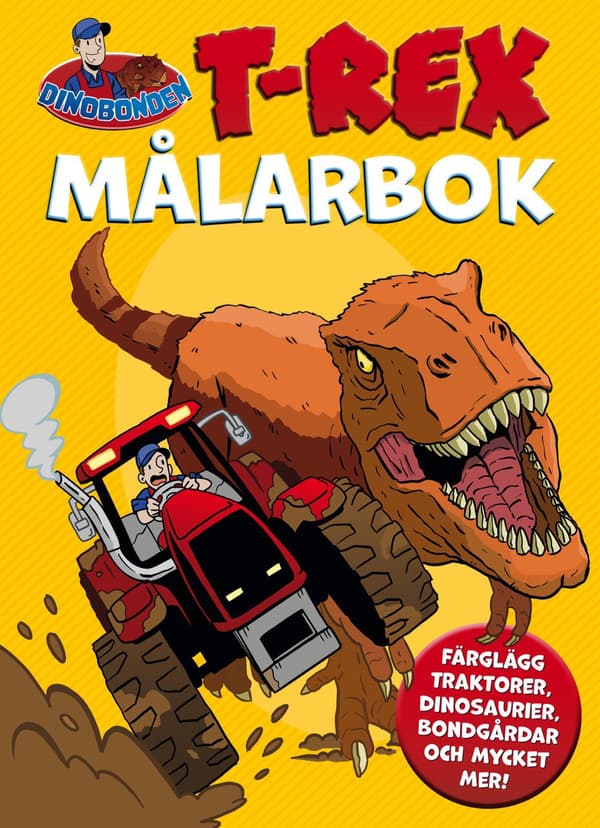 T-rex målarbok 9789180387217