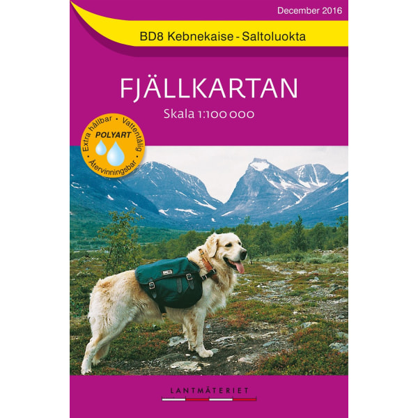 BD8 Kebnekaise-Saltoluokta Fjällkartan : 1:100000 9789158895867