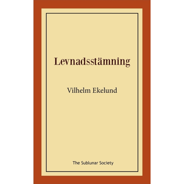 Levnadsstämning 9789188999849