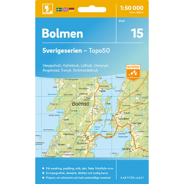 15 Bolmen Sverigeserien Topo50 9789189427945