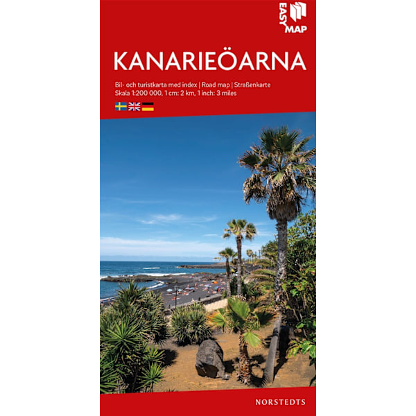 Kanarieöarna EasyMap : Skala 1:200.000 9789113083612