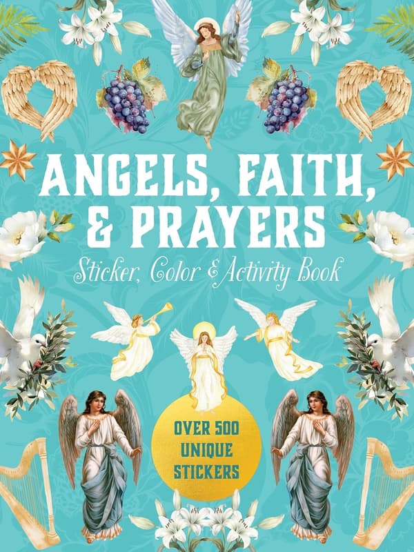 Angels, Faith & Prayers Sticker, Color & Activity 9780785846611