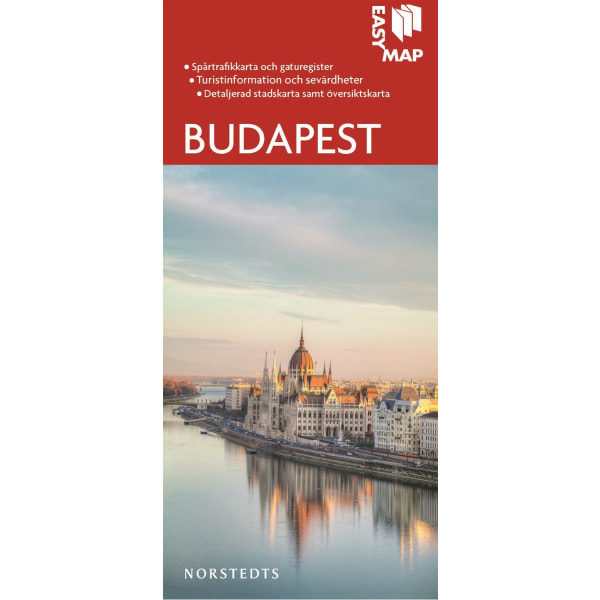 Budapest EasyMap stadskarta 9789113076430