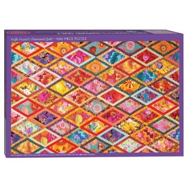Kaffe Fassett's Diamond Quilt Jigsaw Puzzle 9781644031797