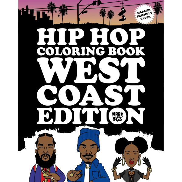 Hip Hop coloring book : West Coast Edition 9789188369413