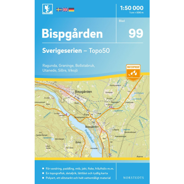 99 Bispgården Sverigeserien Topo50 : Skala 1 9789113086620