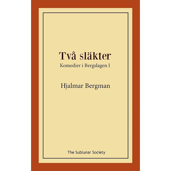 Två släkter 9789188999528