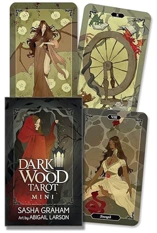 Dark Wood Tarot Mini Deck 9780738777061
