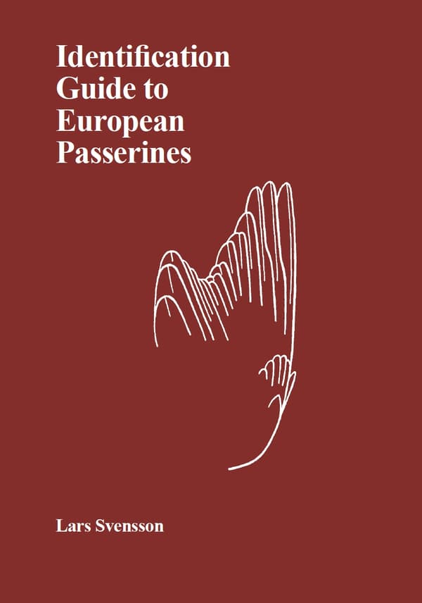 Identification guide to European passerines 9789198516685