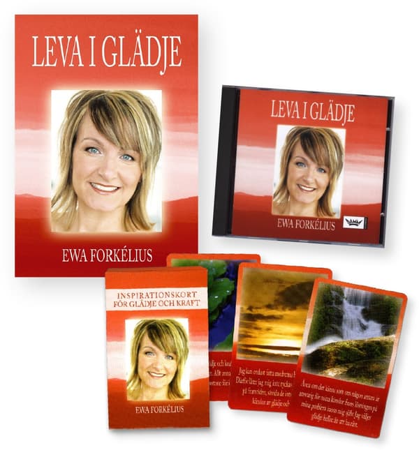 Leva i glädje (BOK + CD + KORT) [PAKET]