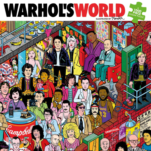 Warhol's World: A 1000 Piece Jigsaw Puzzle 9789188369710