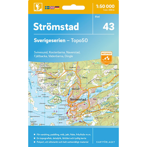 43 Strömstad Sverigeserien Topo50 9789189997226