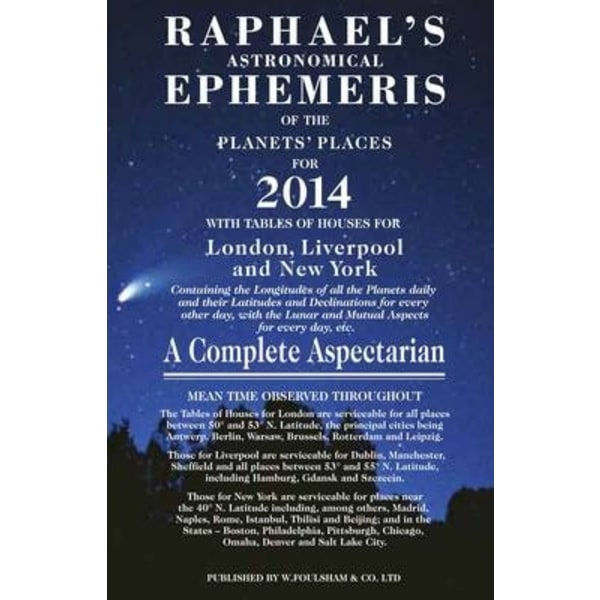Raphael's Astronomical Ephemeris 2014 9780572043865