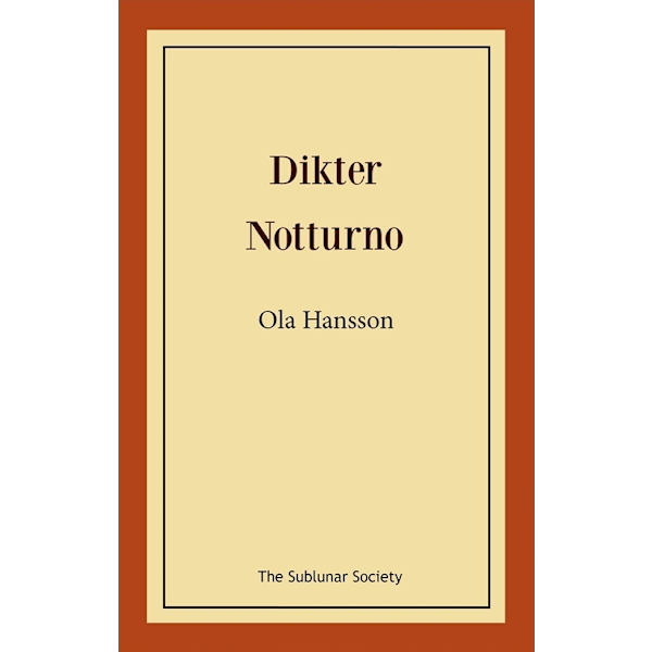 Dikter ; Notturno 9789188221551