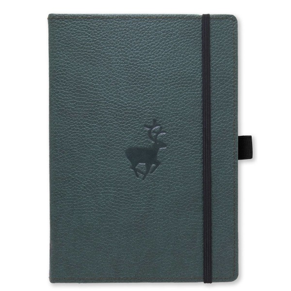 Dingbats* Wildlife A5+ Graph - Green Deer Notebook 9781913104191