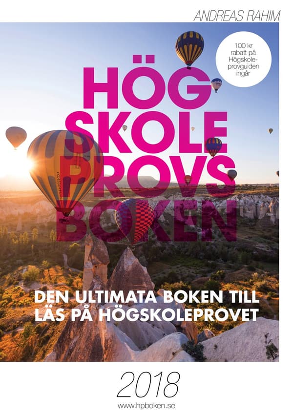 Högskoleprovsboken 9789198382761